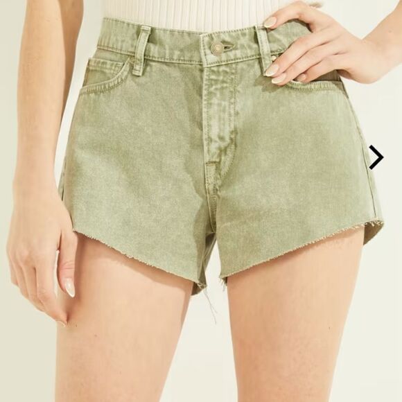 Guess Marino Shorts NWT Sz 31 Verve green - Picture 4 of 12